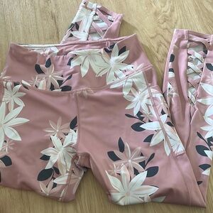 Senita Athletics crop leggings size small